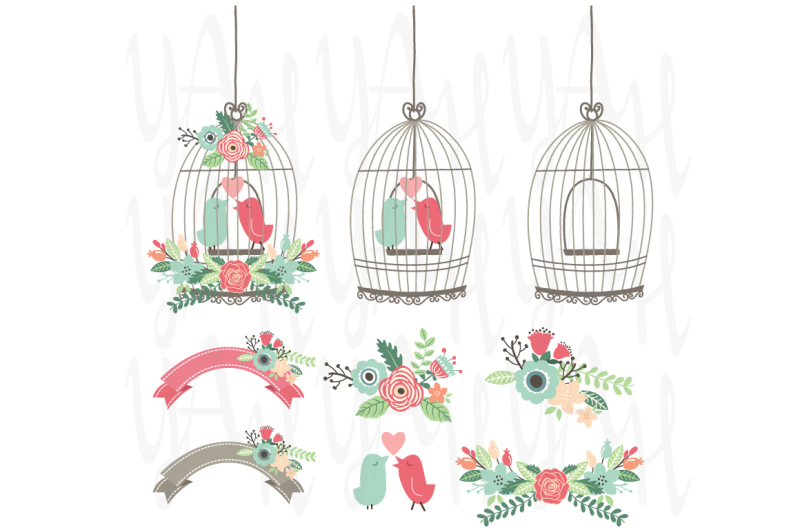 vintage-flowers-and-birdcage