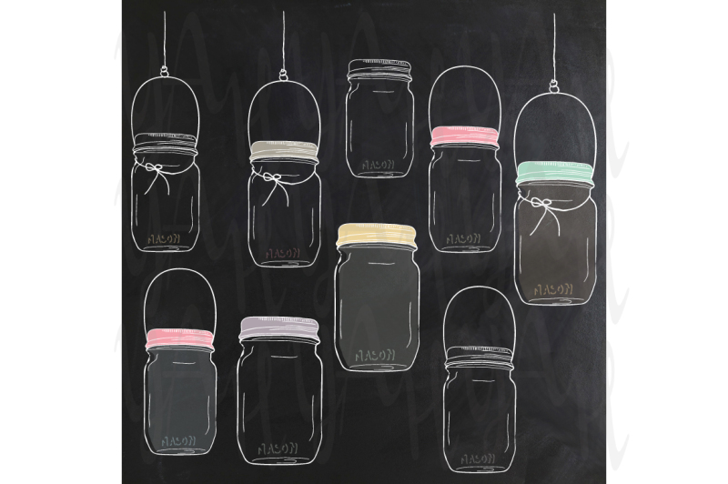 chalkboard-mason-jars-clip-art