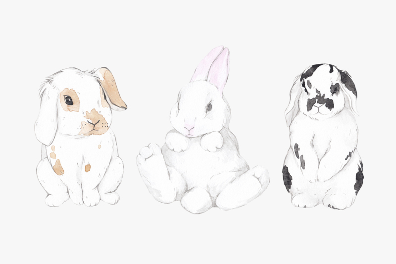 easter-why-so-cute-10-watercolor-bunnies