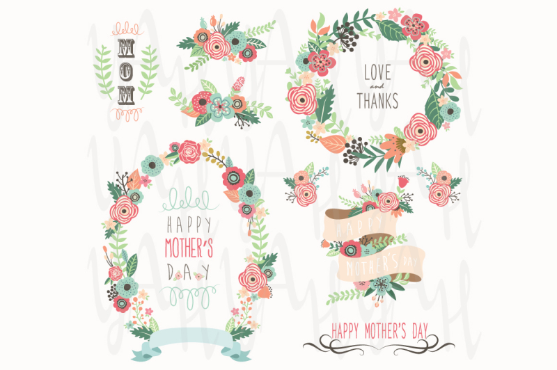 floral-mother-s-day-elements