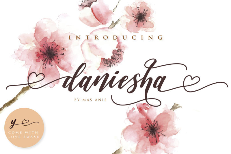 daniesha-lovely-font