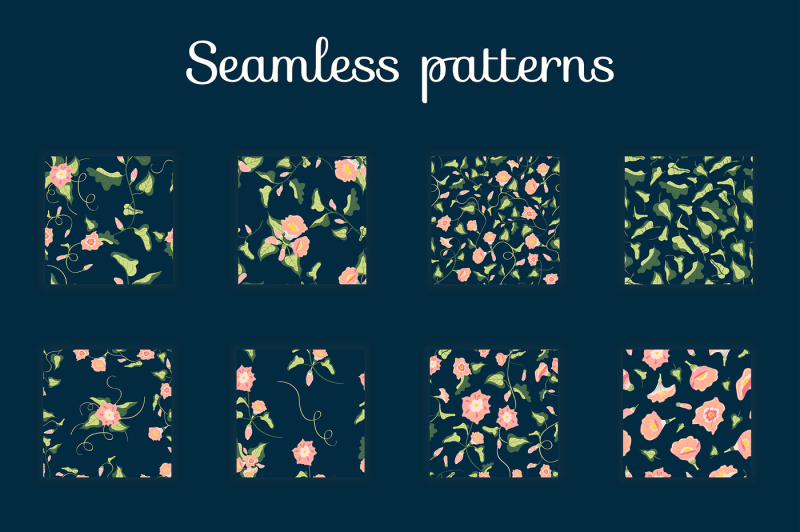 bindweed-seamless-patterns-brushes-floral-compositions