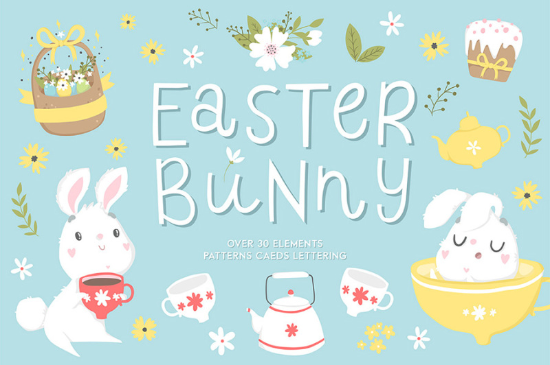 easter-bunny-spring-set