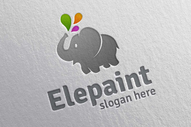 colorful-elephant-vector-logo-design