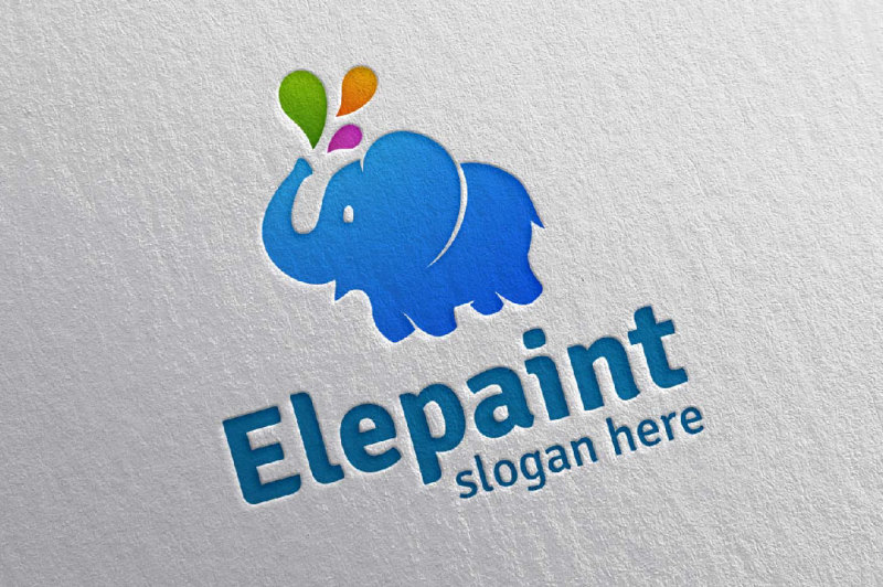 colorful-elephant-vector-logo-design
