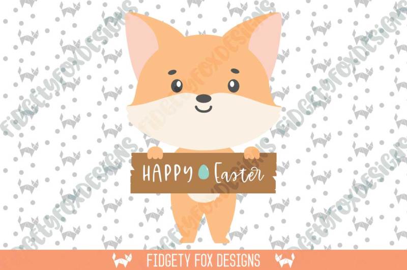 fox-easter-sign-svg-dxf-cutting-file-for-cameo-and-cricut