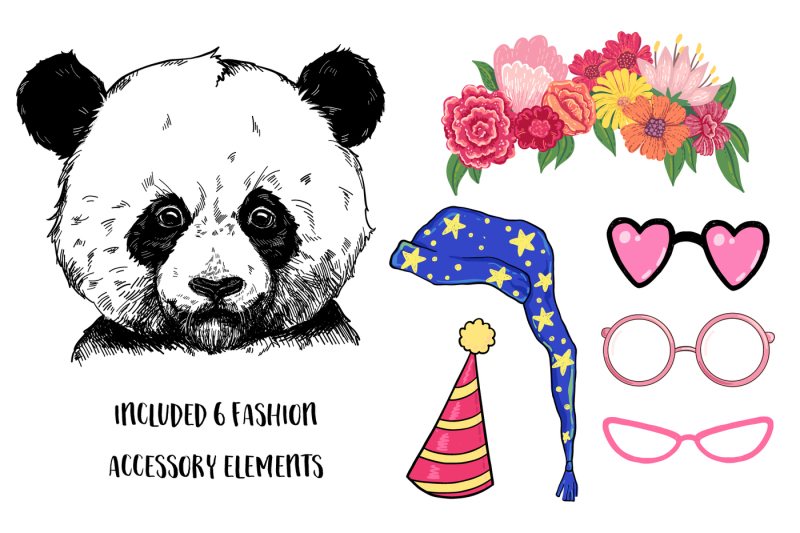 cute-panda-print-illustration