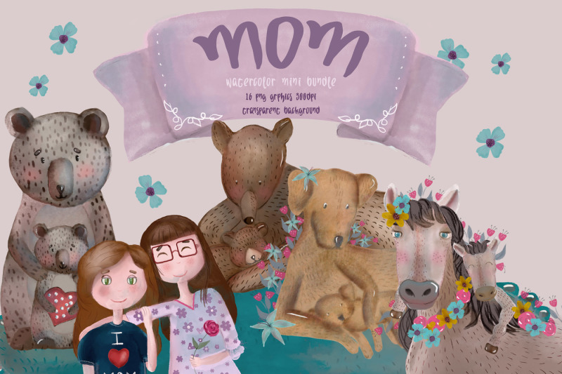 mother-day-watercolor-clipart