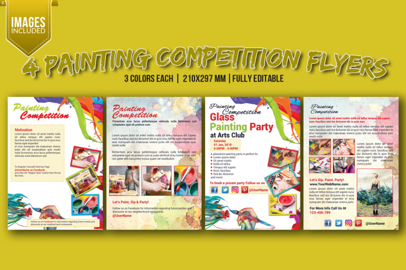 bundle-of-painting-competition-flyer-templates