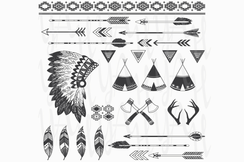 tribal-feather-headdress-teepee