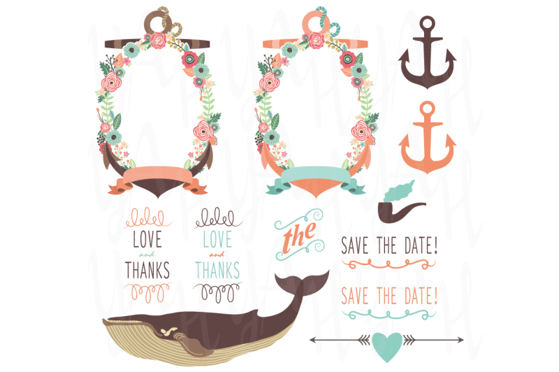 nautical-sea-wedding-elements