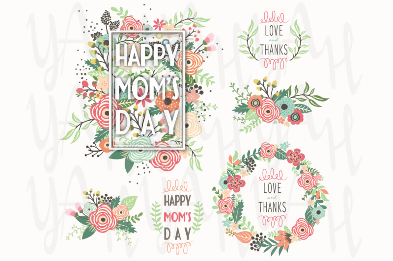 mother-s-day-floral-frame-design