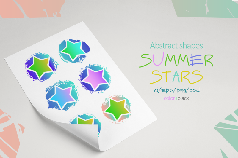 summer-stars-abstract-elements