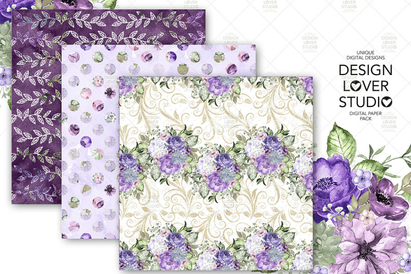 ultra-violet-digital-paper-pack