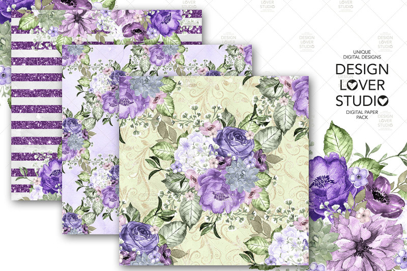 ultra-violet-digital-paper-pack