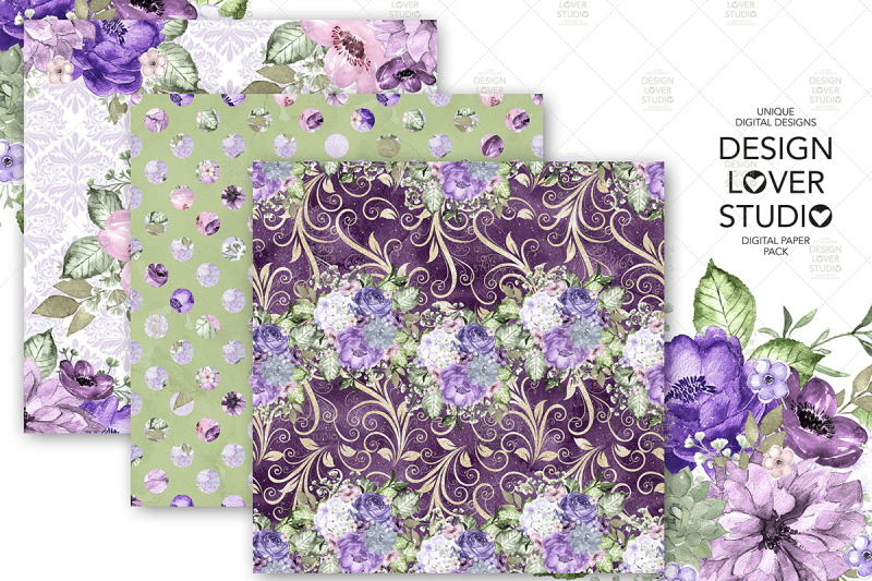 ultra-violet-digital-paper-pack