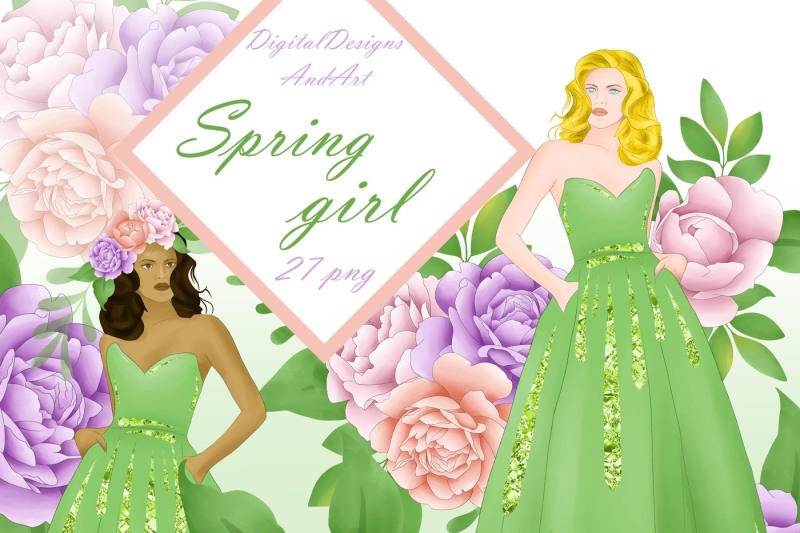 spring-girl-clipart