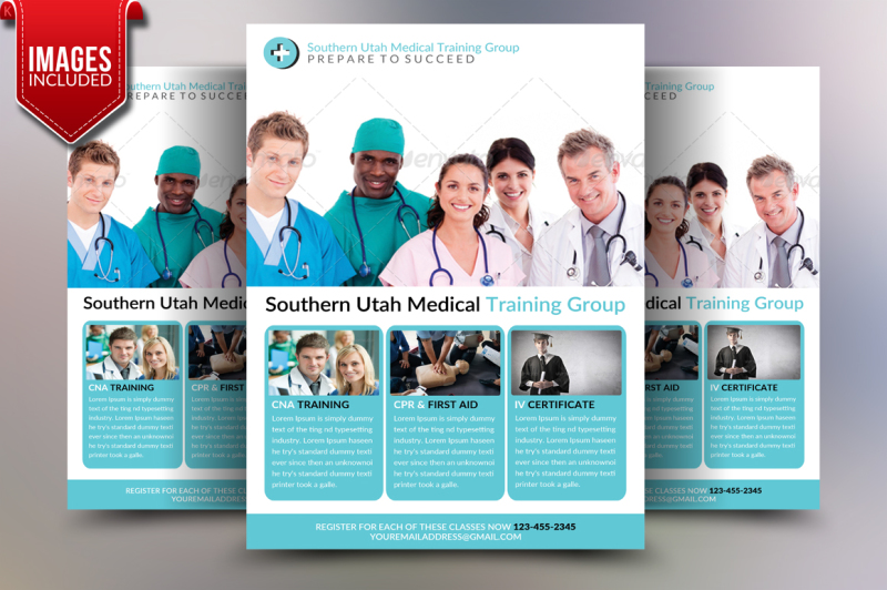 medical-training-flyer-template