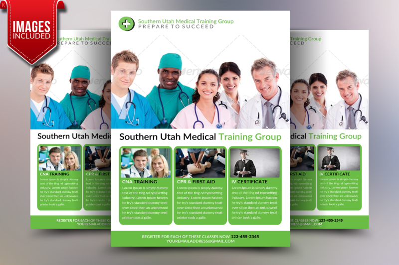 medical-training-flyer-template