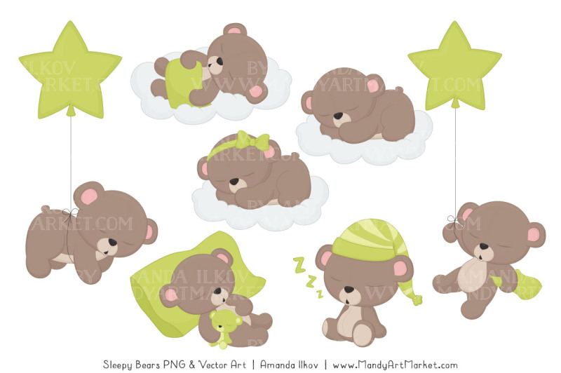beary-cute-sleepy-bears-clipart-and-papers-set-in-bamboo