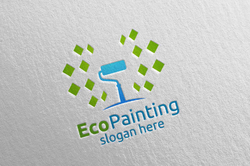 eco-painting-logo-design