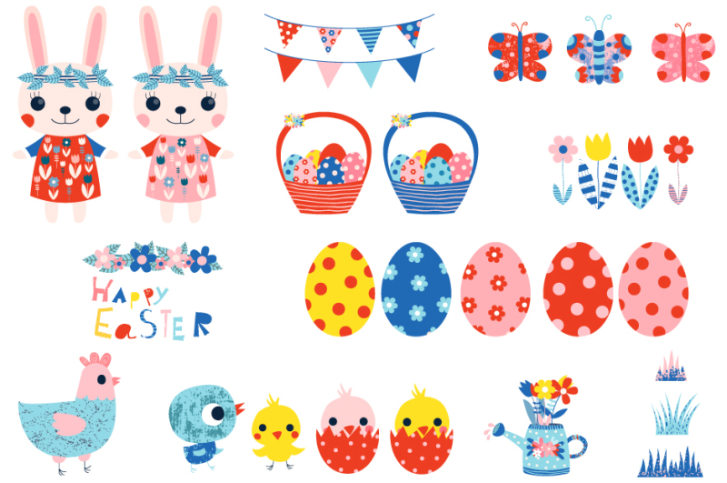 cute-happy-easter-clipart-set-spring-clipart-easter-bunny-clip-art