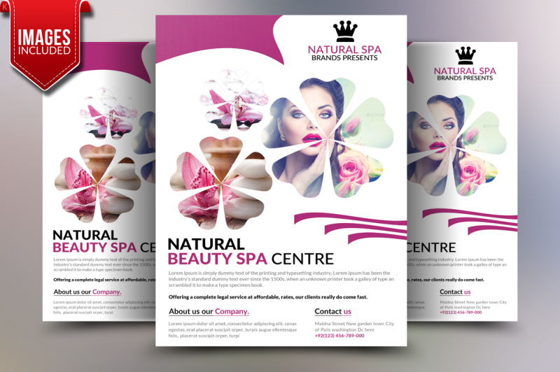 natural-beauty-spa-flyer-template