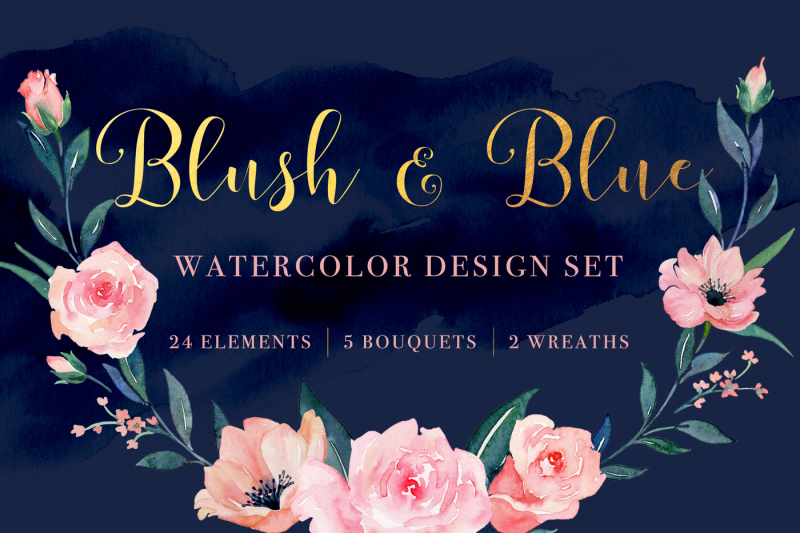 blush-and-blue-watercolor-design-set