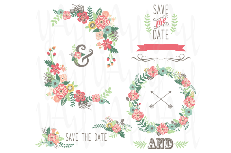 wedding-floral-wreath-set
