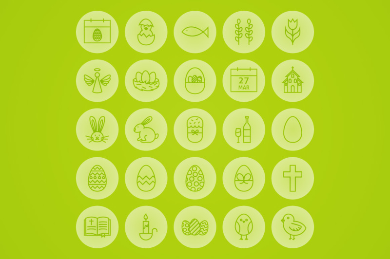 happy-easter-line-art-icons