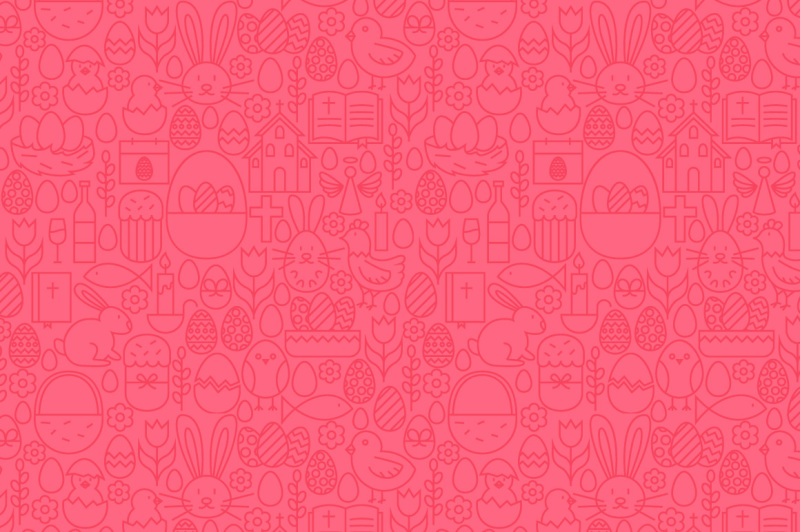 happy-easter-line-seamless-patterns