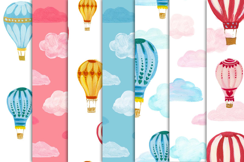 hot-air-balloons-clipart-amp-seamless-pattern