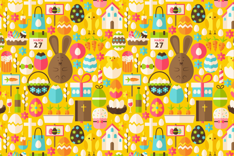 happy-easter-flat-seamless-patterns