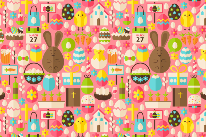 happy-easter-flat-seamless-patterns