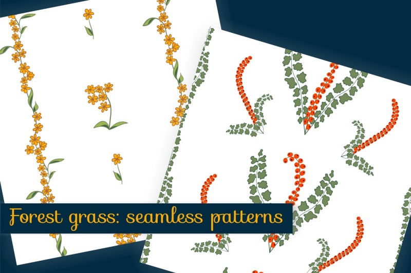 forest-grass-4-seamless-patterns