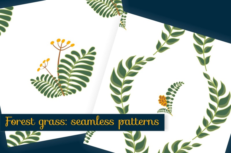 forest-grass-4-seamless-patterns