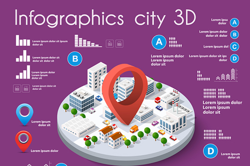 city-isometric-colorful-3d