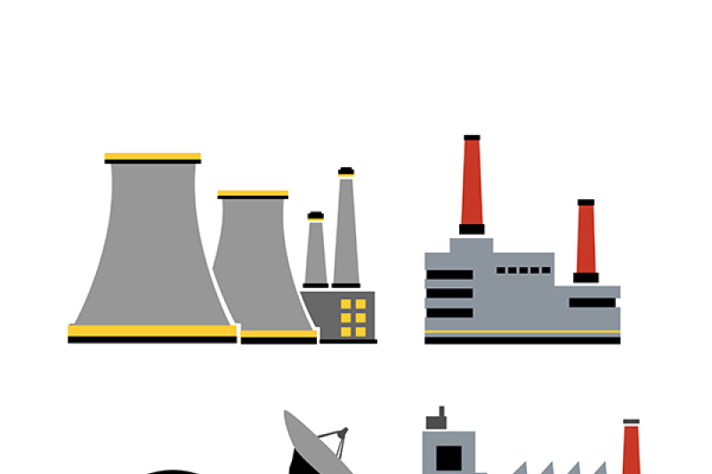 set-of-design-industrial-elements