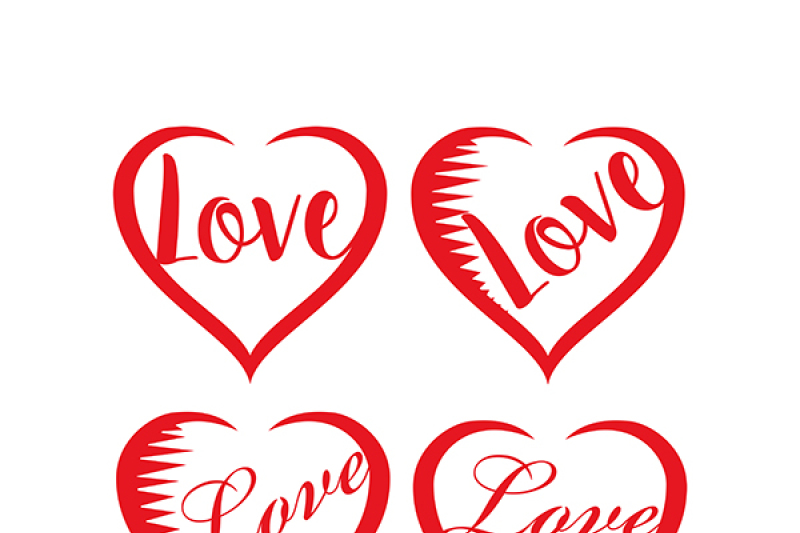 set-of-valentines-hearts-love