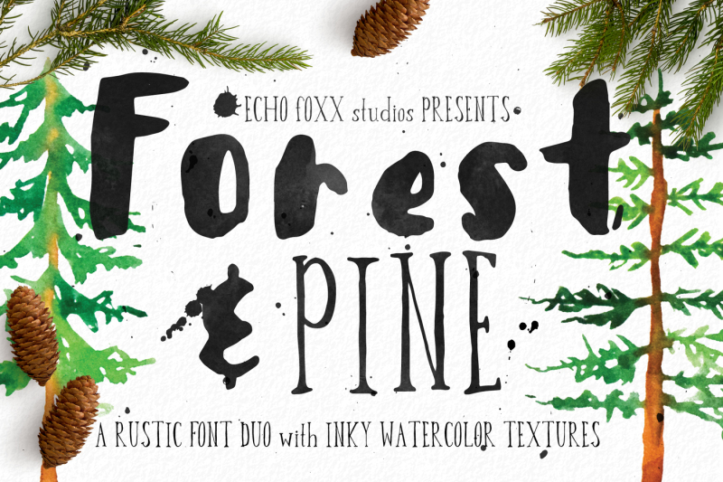 forest-and-pine-font-extra-textures