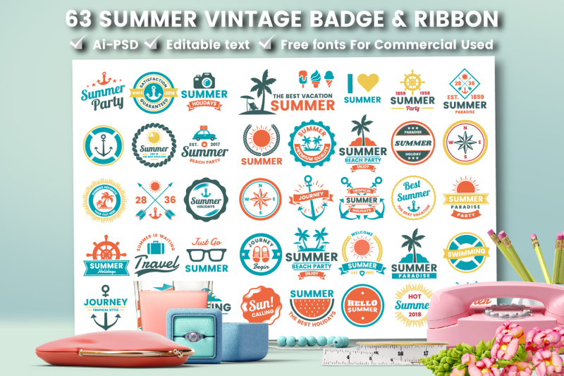 63-summer-vintage-badge-and-ribbon