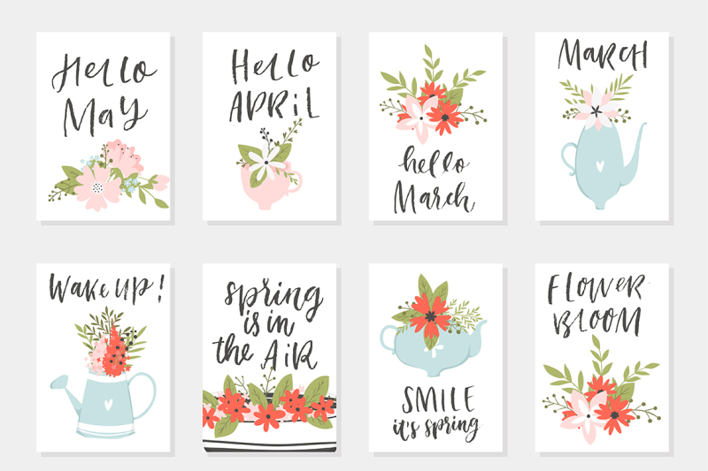 spring-set-flowers-lettering-etc