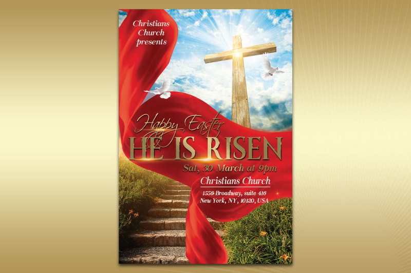 he-is-risen-happy-easter-church-flyer
