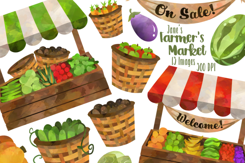 watercolor-farmer-s-market-clipart