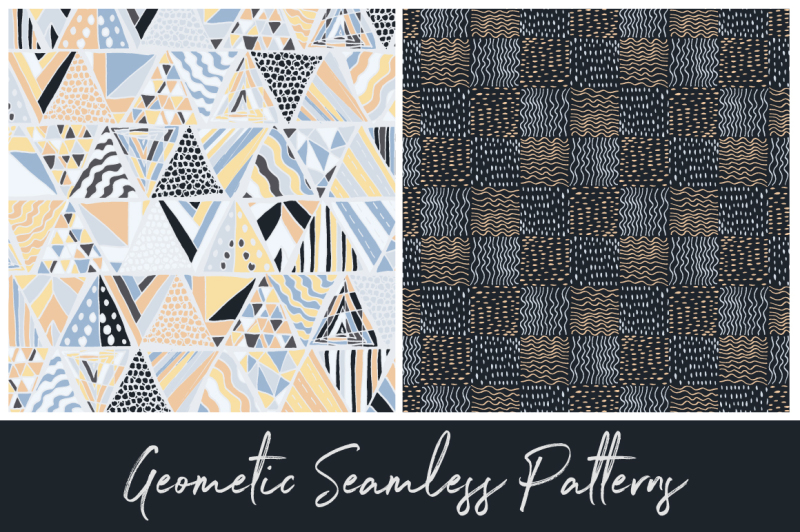 hand drawn geometric patterns