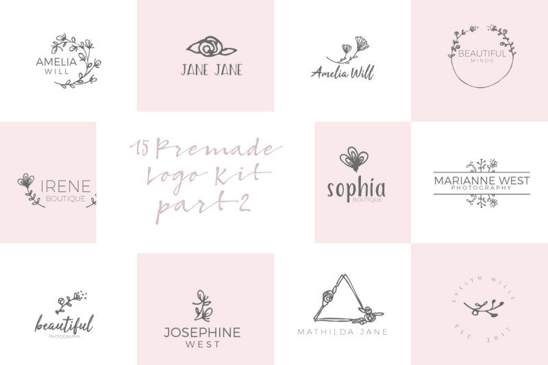 feminine-premade-logo-kit-part-2