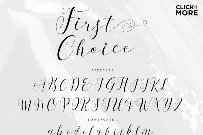 first-choice-wedding-calligraphy-font
