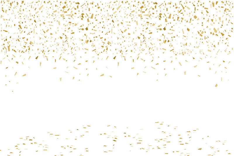 golden-confetti-on-white-background