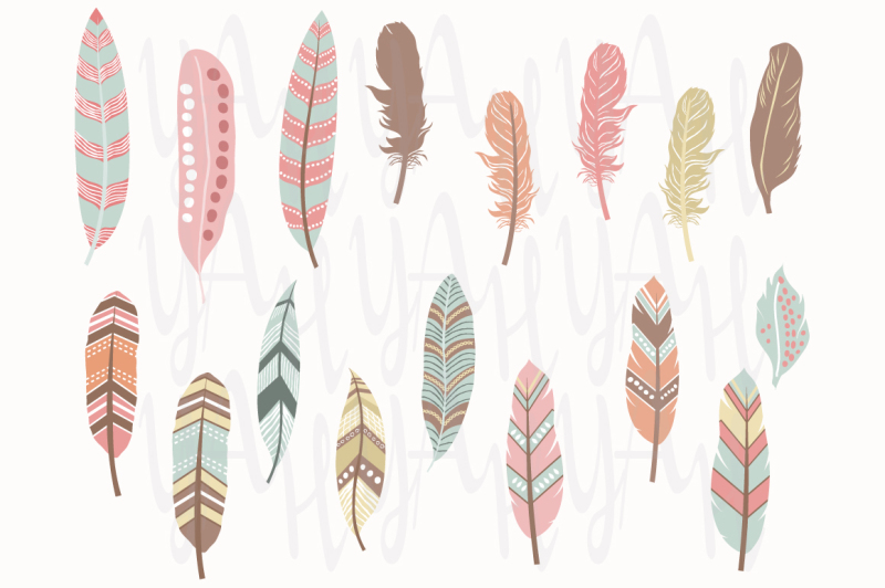 tribal-feathers-mandala-elements