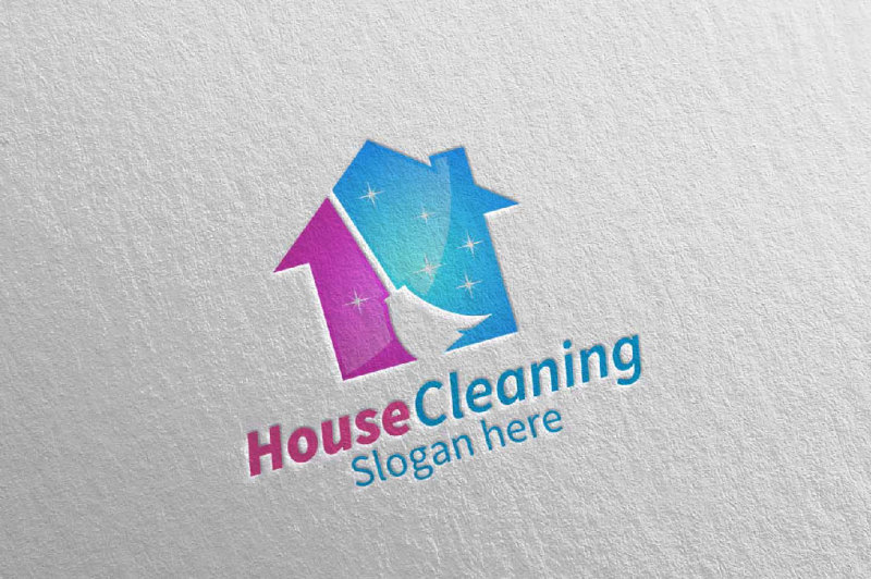 house-cleaning-services-logo-design